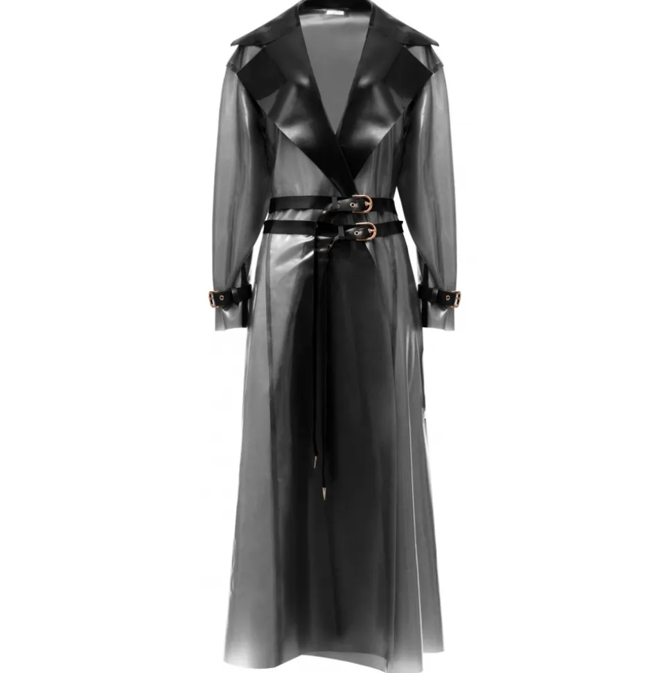 Belarex - Monaco Coat "Emily in Paris" - Grey - Coat - Lingerie - Luxury Exclusive Collection - Avvenice