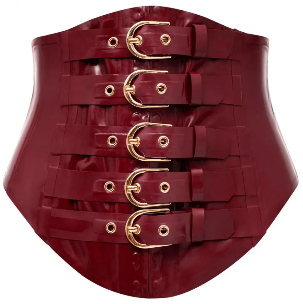 Belarex - New York Corset - Dark Red - Corset - Lingerie - Luxury Exclusive Collection - Avvenice