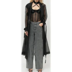 Belarex - Venice Coat - Black - Coat - Lingerie - Luxury Exclusive Collection - Avvenice