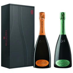 Bellavista - Alma Gift Box - Grande Cuvée Alma Brut + Alma Non Dosato - Franciacorta D.O.C.G. - Limited Edition - 750 ml - Avvenice