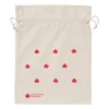 Biofficina Toscana - Organic Cotton Pouch - Big Red - Accessories Line - Organic Vegan Cosmetics - Avvenice