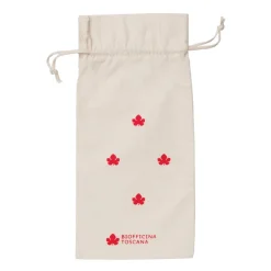 Biofficina Toscana - Organic Cotton Pouch - Small Red - Accessories Line - Organic Vegan Cosmetics - Avvenice