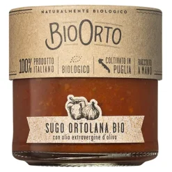 BioOrto - Organic Ortolana Sauce - Organic Preserved Foods - 185 g - Avvenice