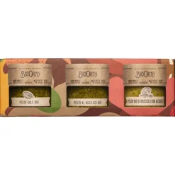 BioOrto - Organic Pesto Trio - Organic Preserved Foods - Avvenice