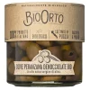 BioOrto - Organic Pitted Peranzana Olives in Evo Oil - Organic Preserved Foods - 180 g - Avvenice