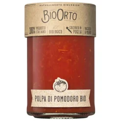 BioOrto - Organic Tomato Pulp - Organic Preserved Foods - 350 g - Avvenice