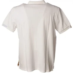 BoB Company - Polo Shirt with Embroidery and Patches - White - T-Shirt - Made in Italy - Luxury Exclusive Collection - Avvenice