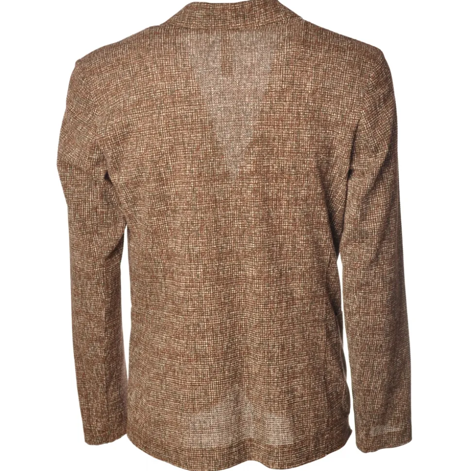 BoB Company - Single-Breasted Model Jacket with Two Buttons - Rust - Jacket - Made in Italy - Luxury Exclusive Collection - Avvenice