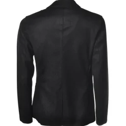 BoB Company - Single-Breasted Jacket in Technical Fabric - Blue - Jacket - Made in Italy - Luxury Exclusive Collection - Avvenice