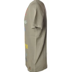 BoB Company - T-Shirt with Multicolor Written Print - Green - T-Shirt - Made in Italy - Luxury Exclusive Collection - Avvenice