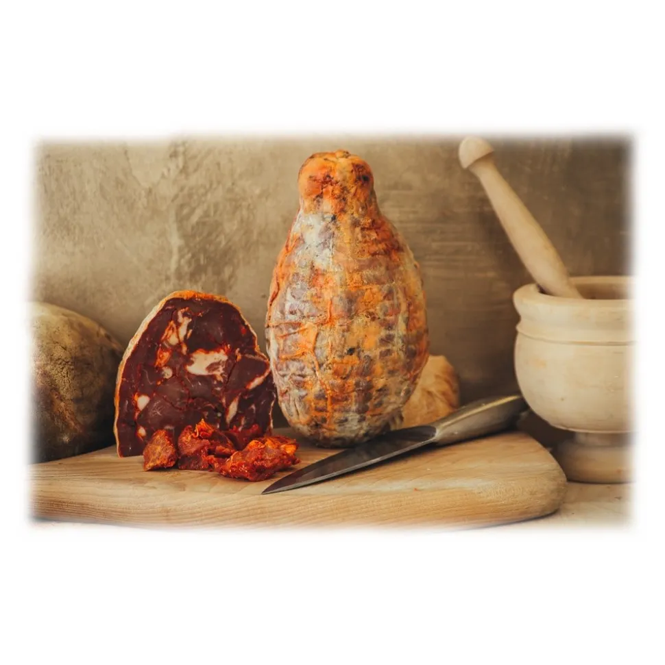 Bontà di Fiore - Ventricina del Vastese - Half Ventricina - Presidio Slow Food - 600 g - Avvenice