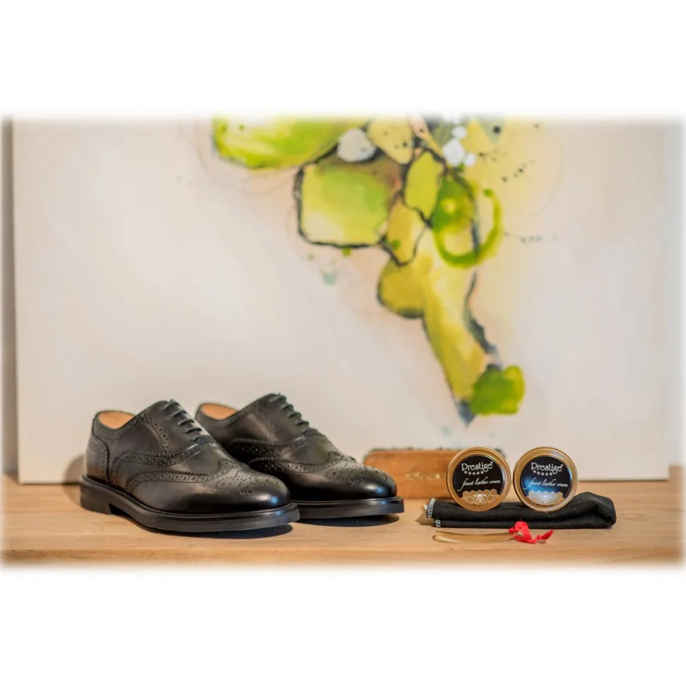 Bottega Senatore - Aburio - Oxford - Francesina - Italian Handmade Man Shoes - High Quality Leather Shoes - Avvenice