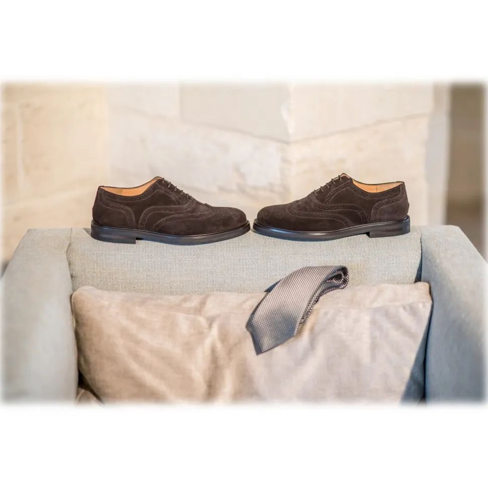 Bottega Senatore - Albezio - Oxford - Francesina - Italian Handmade Man Shoes - High Quality Leather Shoes - Avvenice