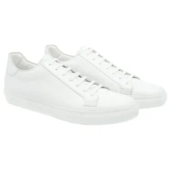 Bottega Senatore - Calvino - Sneakers - White - Italian Handmade Man Shoes - High Quality Leather Shoes - Avvenice