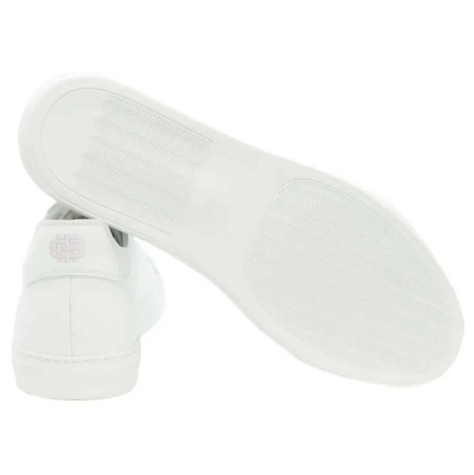 Bottega Senatore - Calvino - Sneakers - White - Italian Handmade Man Shoes - High Quality Leather Shoes - Avvenice