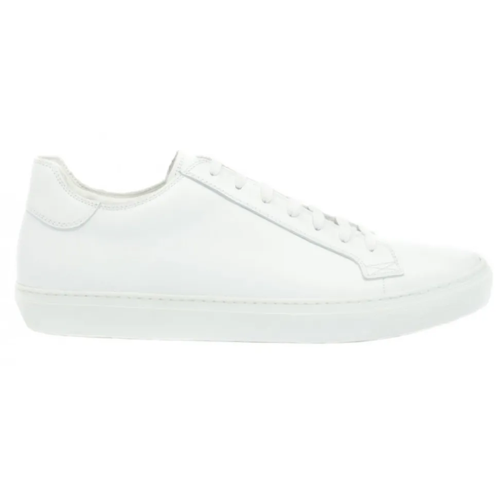 Bottega Senatore - Calvino - Sneakers - White - Italian Handmade Man Shoes - High Quality Leather Shoes - Avvenice