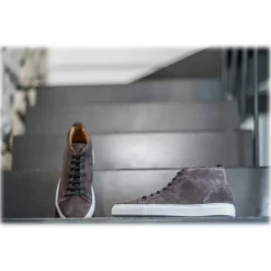 Bottega Senatore - Cosso - Sneakers - Italian Handmade Man Shoes - High Quality Leather Shoes - Avvenice