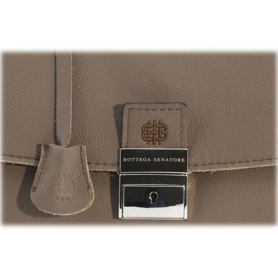 Bottega Senatore - Romeo - Italian Artisan Brief Case - High Quality Leather Bag - Avvenice