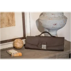 Bottega Senatore - Romolo - Italian Artisan Brief Case - High Quality Leather Bag - Avvenice