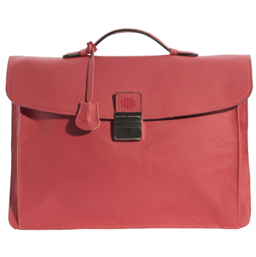 Bottega Senatore - Rubirio - Italian Artisan Brief Case - High Quality Leather Bag - Avvenice