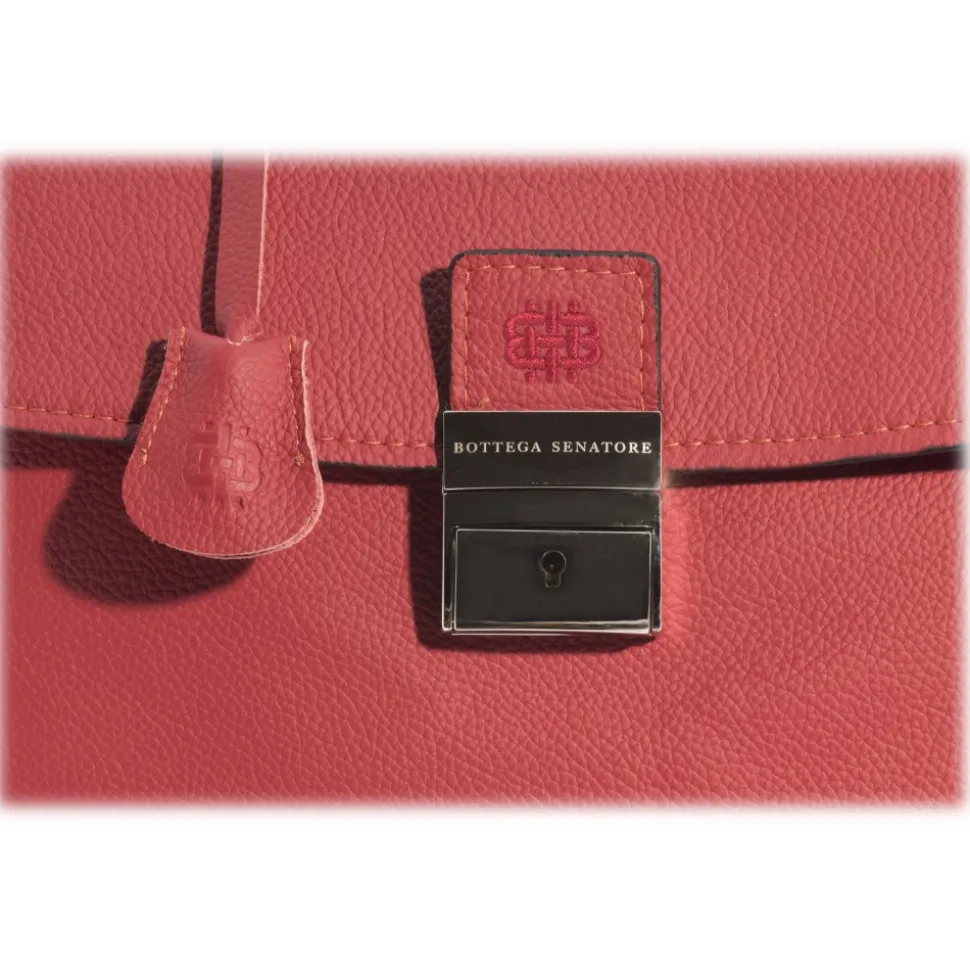 Bottega Senatore - Rubirio - Italian Artisan Brief Case - High Quality Leather Bag - Avvenice