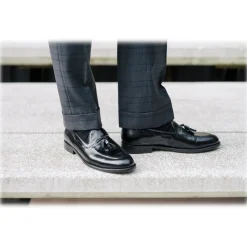 Bottega Senatore - Vanio - Mocassino - Black - Italian Handmade Man Shoes - High Quality Leather Shoes - Avvenice