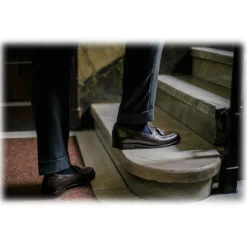 Bottega Senatore - Vittorio - Mocassino - Brown - Italian Handmade Man Shoes - High Quality Leather Shoes - Avvenice