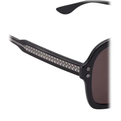 Bottega Veneta - Acetate Aviator Classic Sunglasses - Black Grey - Sunglasses - Bottega Veneta Eyewear - Avvenice