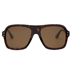 Bottega Veneta - Acetate Aviator Classic Sunglasses - Brown Havana - Sunglasses - Bottega Veneta Eyewear - Avvenice