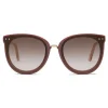 Bottega Veneta - Acetate and Metal Pantos Sunglasses - Brown Nude - Sunglasses - Bottega Veneta Eyewear - Avvenice