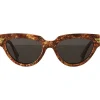 Bottega Veneta - Acetate Cat-Eye Sunglasses - Radica Grey - Sunglasses - Bottega Veneta Eyewear - Avvenice