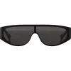 Bottega Veneta - Acetate Mask Sunglasses - Black Grey - Sunglasses - Bottega Veneta Eyewear - Avvenice