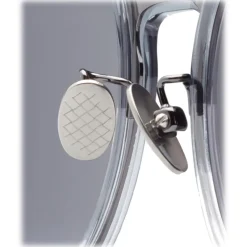 Bottega Veneta - Acetate Round Sunglasses - Grey Black - Sunglasses - Bottega Veneta Eyewear - Avvenice