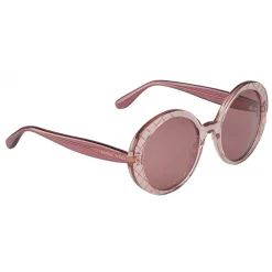 Bottega Veneta - Acetate Round Oversize Sunglasses - Pink - Sunglasses - Bottega Veneta Eyewear - Avvenice