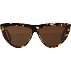 Bottega Veneta - Acetate Teardrop Sunglasses - Havana Brown - Sunglasses - Bottega Veneta Eyewear - Avvenice