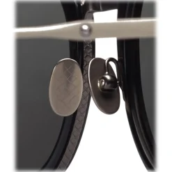 Bottega Veneta - Acetate Transparent Shiny Black Cat Eye Sunglasses - Sunglasses - Bottega Veneta Eyewear - Avvenice