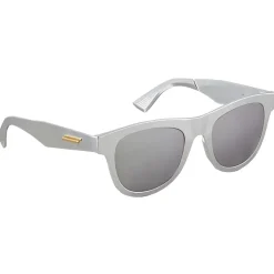Bottega Veneta - Aluminium Classic D-Frame Sunglasses - SIlver - Sunglasses - Bottega Veneta Eyewear - Avvenice