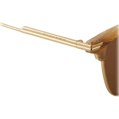 Bottega Veneta - Clubmaster Sunglasses - Brown Gold - Sunglasses - Bottega Veneta Eyewear - Avvenice