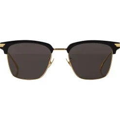 Bottega Veneta - Clubmaster Sunglasses - Black Gold - Sunglasses - Bottega Veneta Eyewear - Avvenice