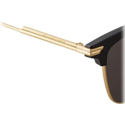 Bottega Veneta - Clubmaster Sunglasses - Black Gold - Sunglasses - Bottega Veneta Eyewear - Avvenice