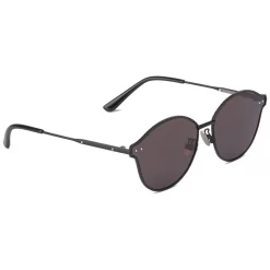 Bottega Veneta - Cross Metal Cat Eye Sunglasses - Black Grey - Sunglasses - Bottega Veneta Eyewear - Avvenice