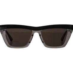 Bottega Veneta - D-Frame Sunglasses - Black Grey - Sunglasses - Bottega Veneta Eyewear - Avvenice