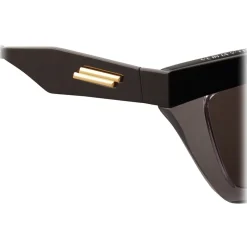 Bottega Veneta - D-Frame Sunglasses - Black Grey - Sunglasses - Bottega Veneta Eyewear - Avvenice