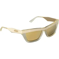 Bottega Veneta - D-Frame Sunglasses - Champagne Gold - Sunglasses - Bottega Veneta Eyewear - Avvenice
