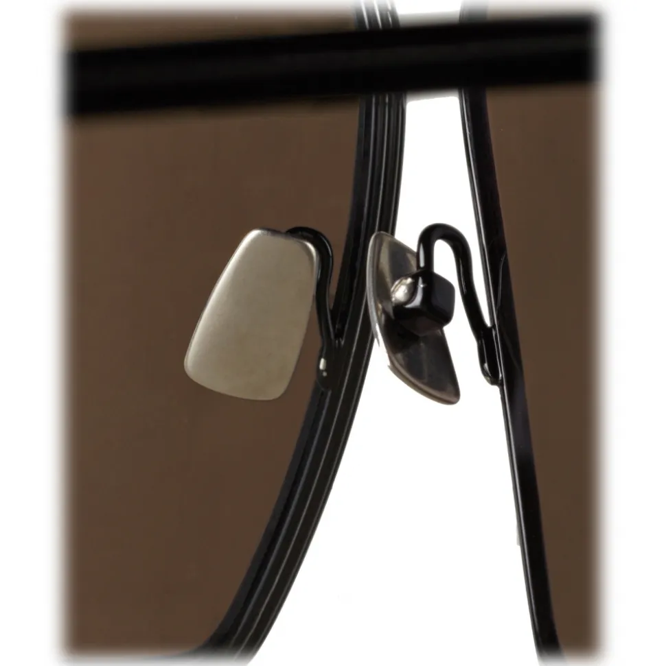 Bottega Veneta - Metal Aviator Sunglasses - Black - Sunglasses - Bottega Veneta Eyewear - Avvenice