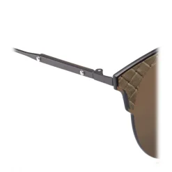 Bottega Veneta - Metal Cat Eye Sunglasses - Brown - Sunglasses - Bottega Veneta Eyewear - Avvenice