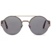 Bottega Veneta - Metal Classic Sunglasses Brunished - Antique Brass - Sunglasses - Bottega Veneta Eyewear - Avvenice