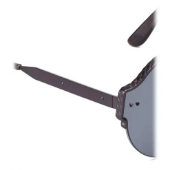 Bottega Veneta - Metal Classic Sunglasses Brunished with Smoked Lenses - Black - Sunglasses - Bottega Veneta Eyewear - Avvenice