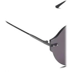 Bottega Veneta - Nylon Classic Sunglasses - Ruthenium Black Gray - Sunglasses - Bottega Veneta Eyewear - Avvenice