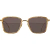 Bottega Veneta - Rectangular Sunglasses - Brown Beige - Sunglasses - Bottega Veneta Eyewear - Avvenice